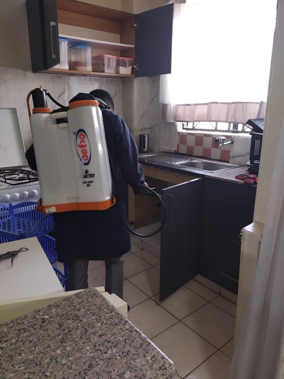 Fumigation & pest control: targeted treatment in progress