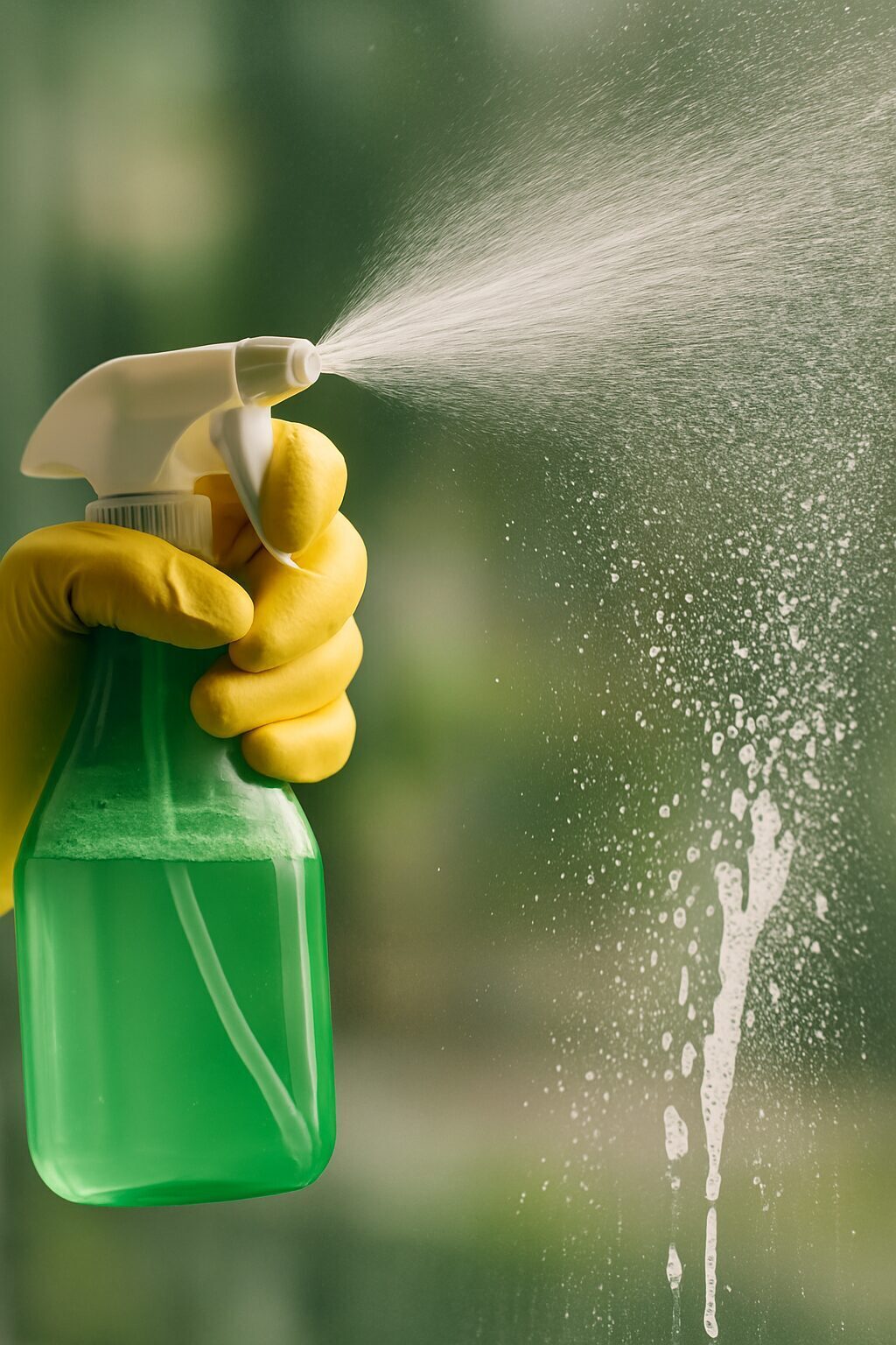 Technician performing safe fumigation and pest control